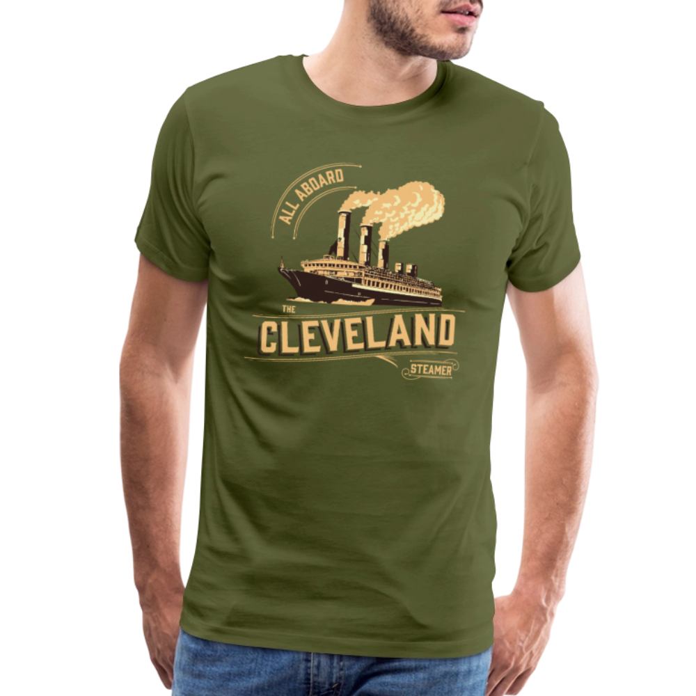 Steamer - Men's Premium T-Shirt - olive green