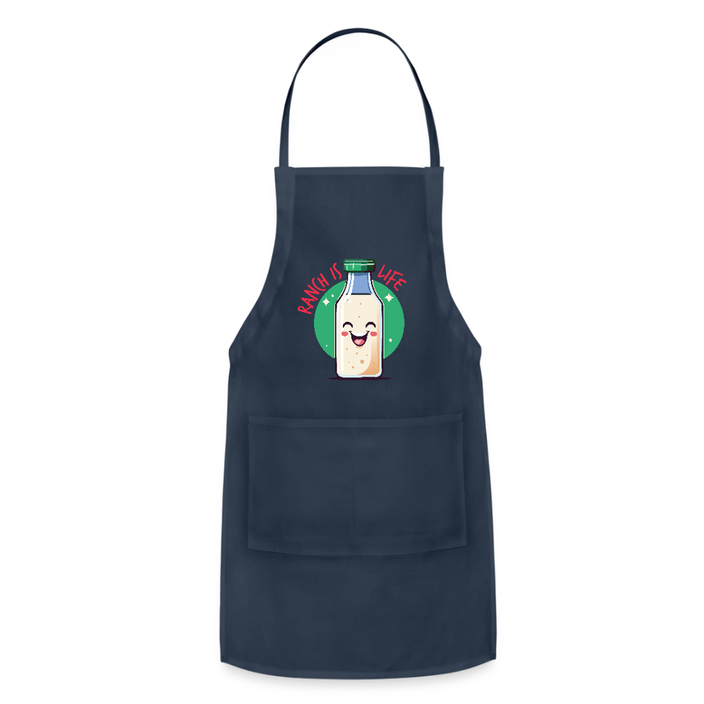 Ranch is Life - Adjustable Apron - navy