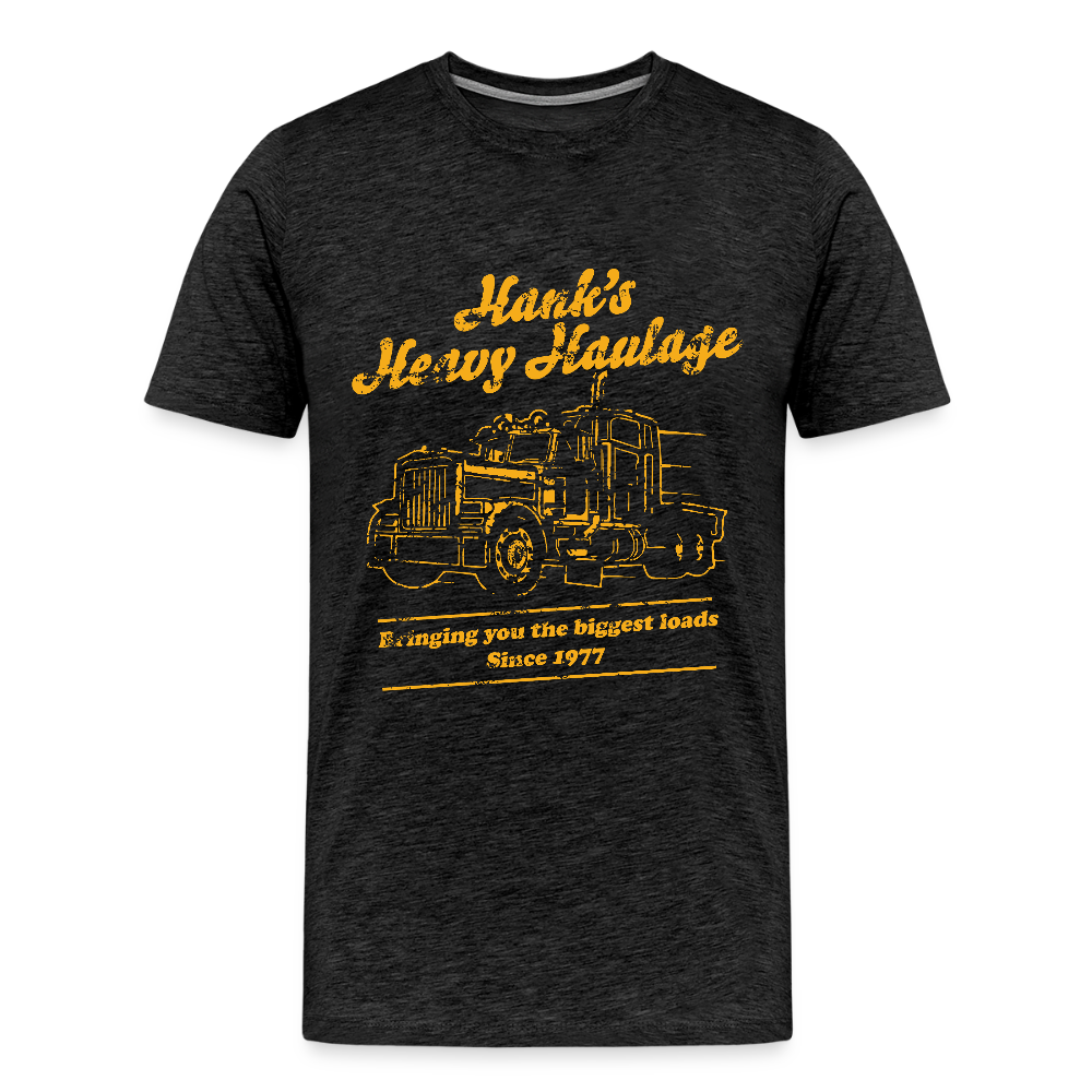 Hank's - Men's Premium T-Shirt - charcoal grey